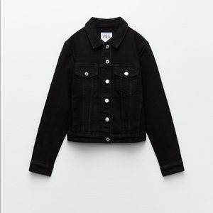 Zara Basics - Black Denim Jacket